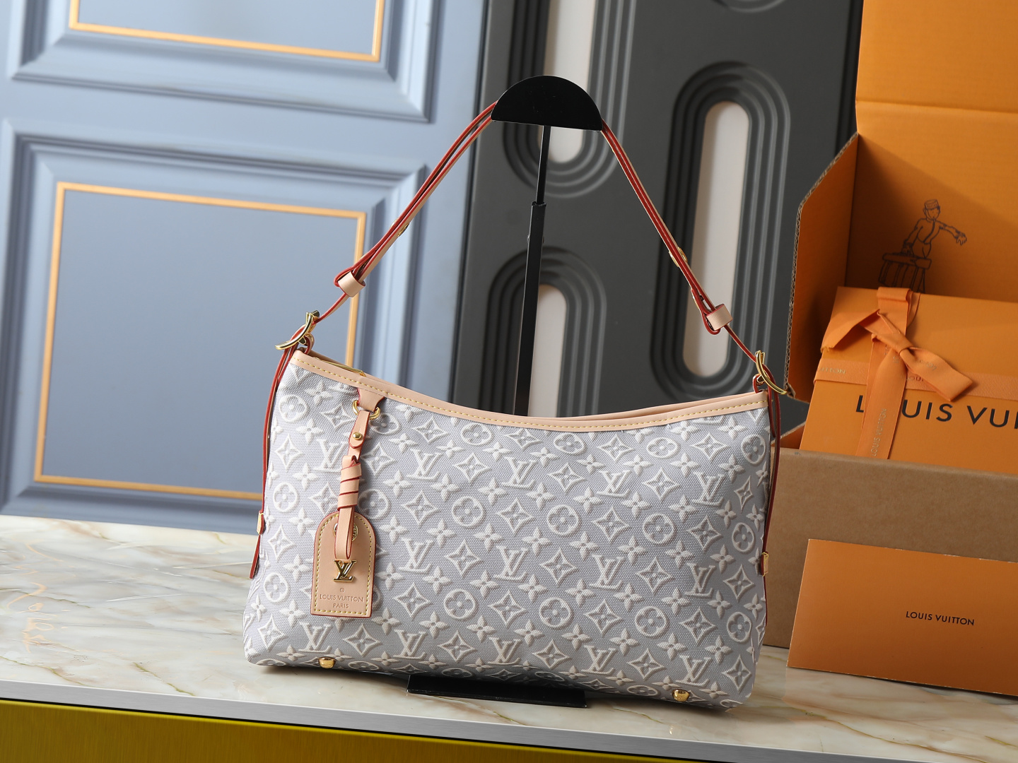 Louis Vuitton LV Classic Handbag Premium Canvas Gift Box Included Office Commute High-End Fashion